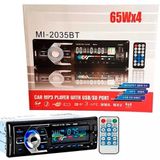 Rádio Auto Rádio Som Automotivo Bluetooth Mp3 Player Fm Usb Aux Sd Som Pra Carro Bluetooth Ls-2031bt