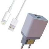 Carregador Turbo 2 Rápido Usb / Lightning Compativel Iphone/ipad X Xr Xs 11 12 13 14 15