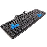Teclado Padrão Com Fio Gamer Usb Plug &amp; Play Abnt Bmt01