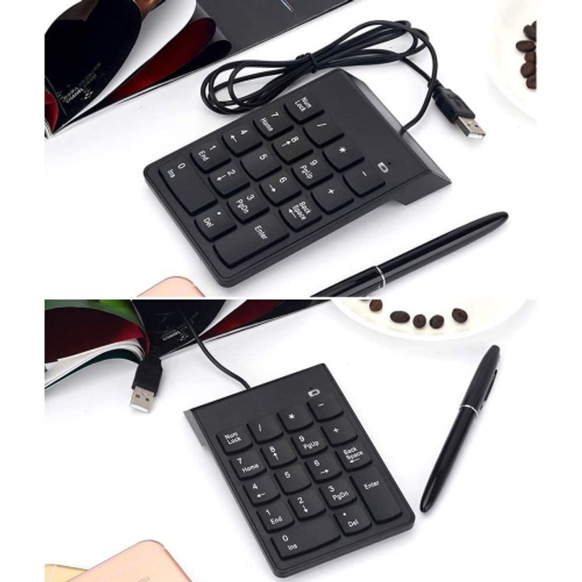 Teclado Numérico Usb 2.0 Com Fio E 18 Teclas - imagem 2