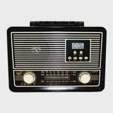Radio Retro Bluetooh Altomex Ad-6083 Am Fm Usb Preto