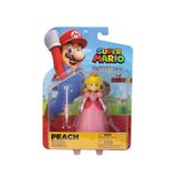 Super Mario Boneca Peach De 11cm Com Guarda Chuva Sunny 4200