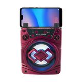 Caixa De Som Portátil Com Bluetooth Kts-1049a Pendrive Mp3 Radio Fm