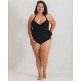 Maiô com Vestidinho Plus Size - Preto - GG