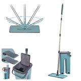 Rodo Flat Mop E Balde Lava E Seca Profissional Com 2 Refis
