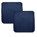 Capa De Almofada De Pátio Flymei Impermeável, 2 Pacotes De 21 X 19 X 8 Cm, Azul