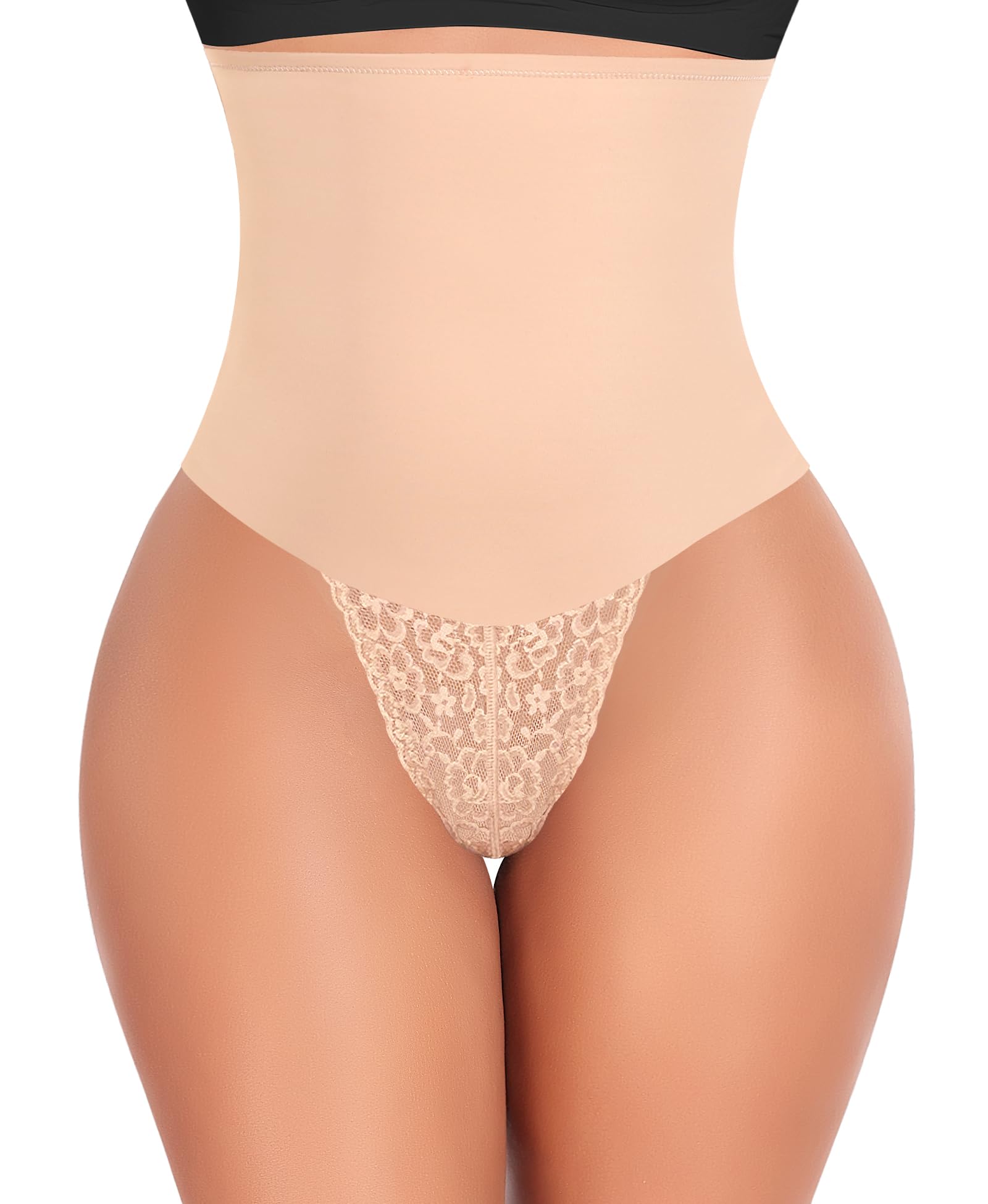 Tanga Shapewear Werena Tummy Control Para Mulheres, Bege, 3g