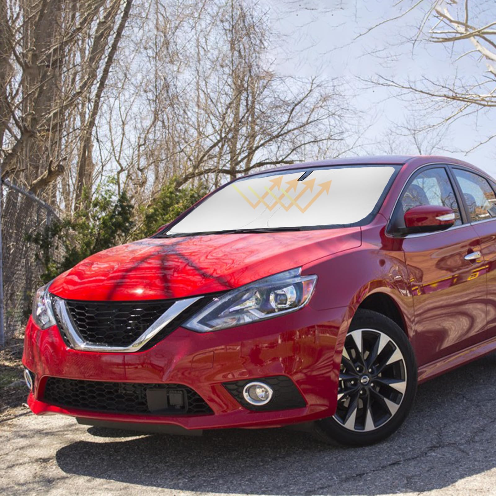 Pára-brisa Sun Shade Slogento Para Nissan Sentra Sedan 2014-2019