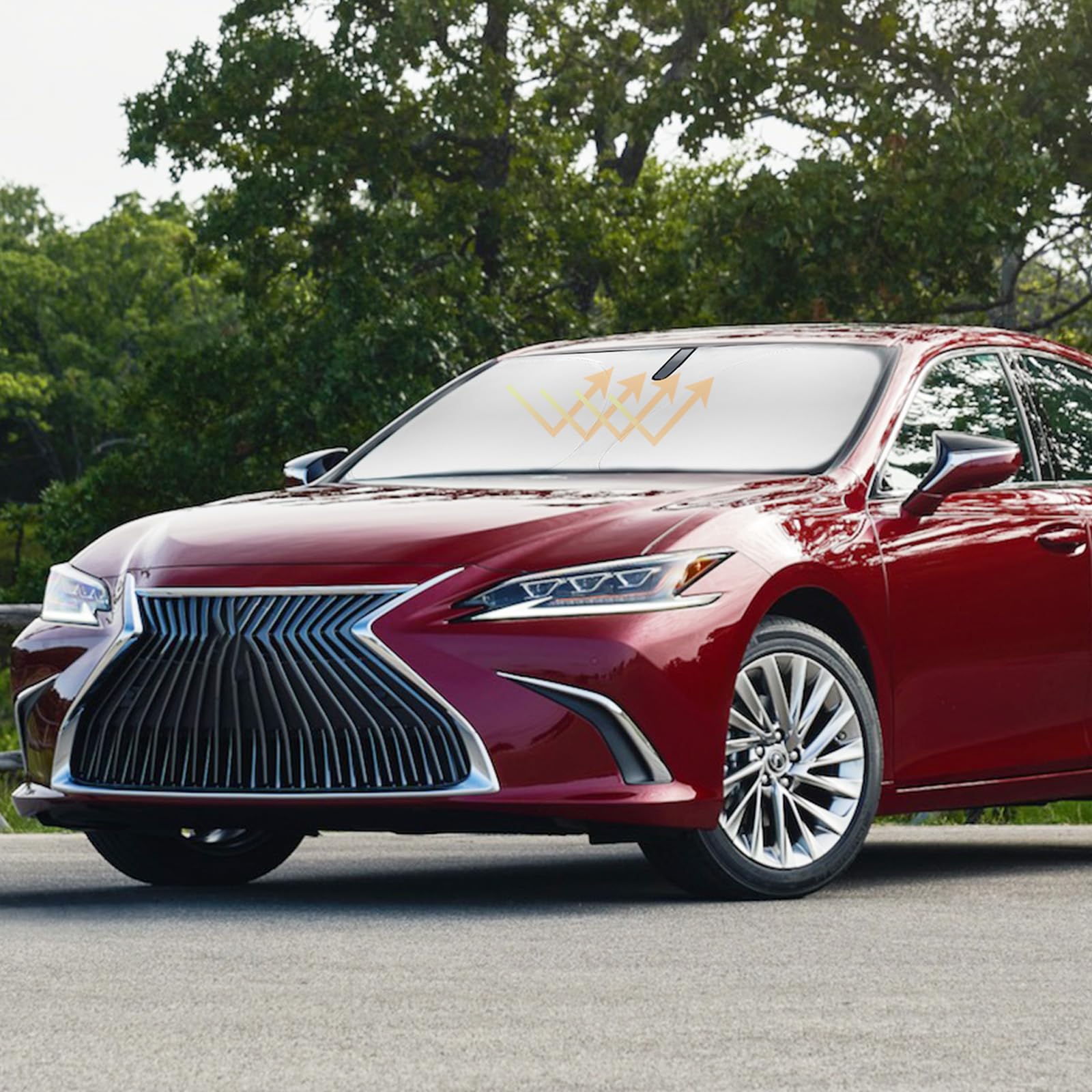 Pára-brisa, Protetor Solar Slogento Para Lexus Es 2019-2024 2025