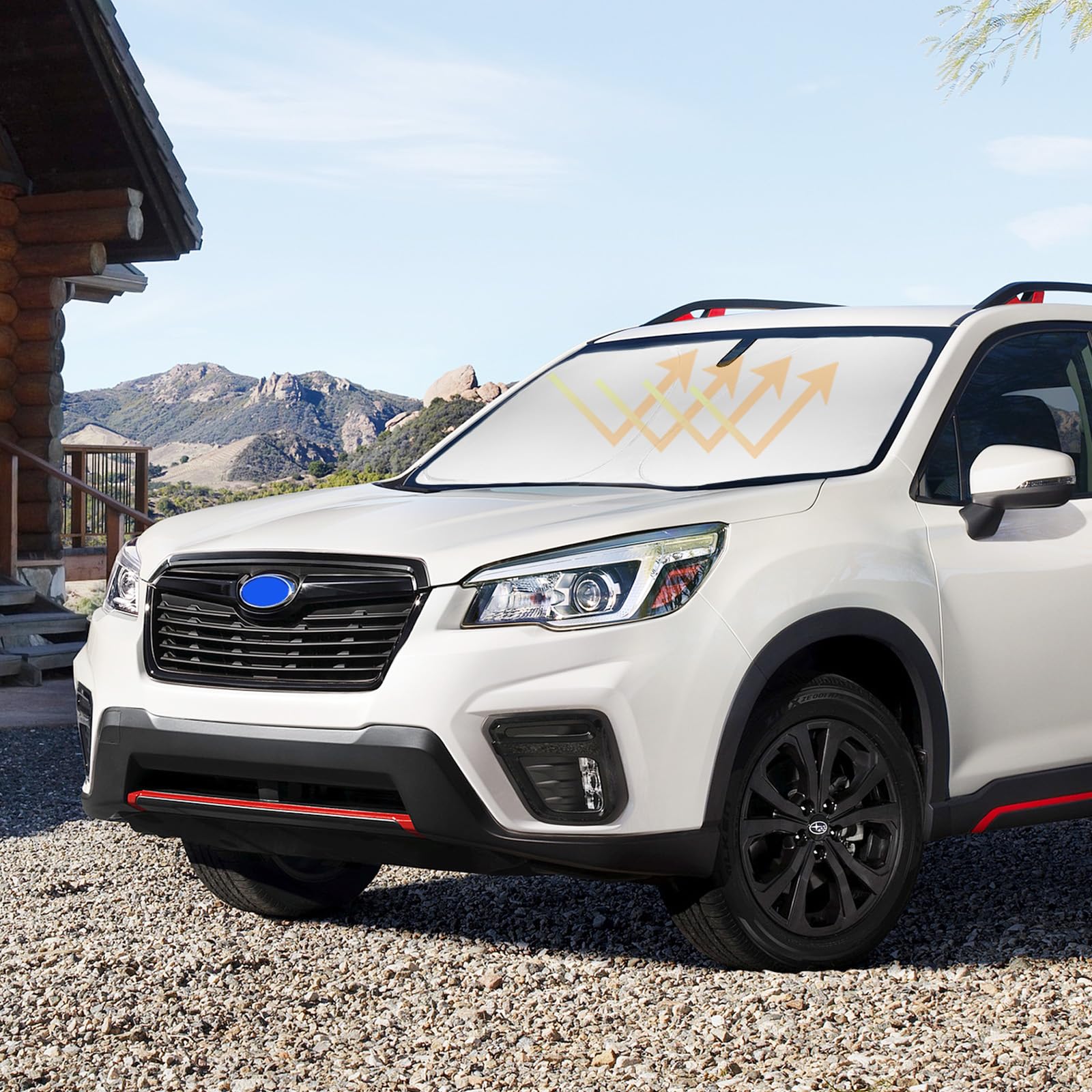 Sun Shade Windshield Pára-sol Para Subaru Forester 2013-2018