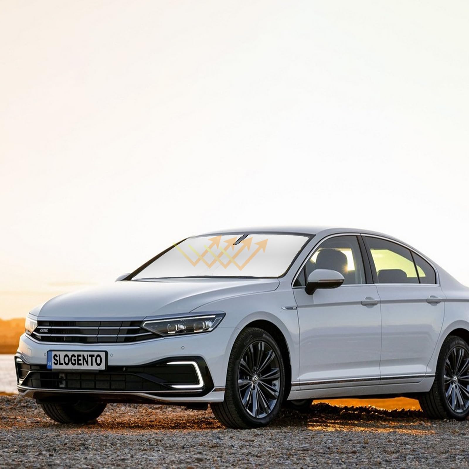 Pára-brisa Sun Shade Slogento Para Vw Passat 2012-2022