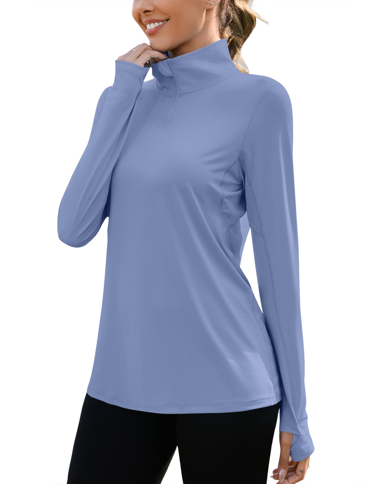 Sun Shirt Luyaa Feminina Upf 50+ Com Proteção Uv De Manga Comprida