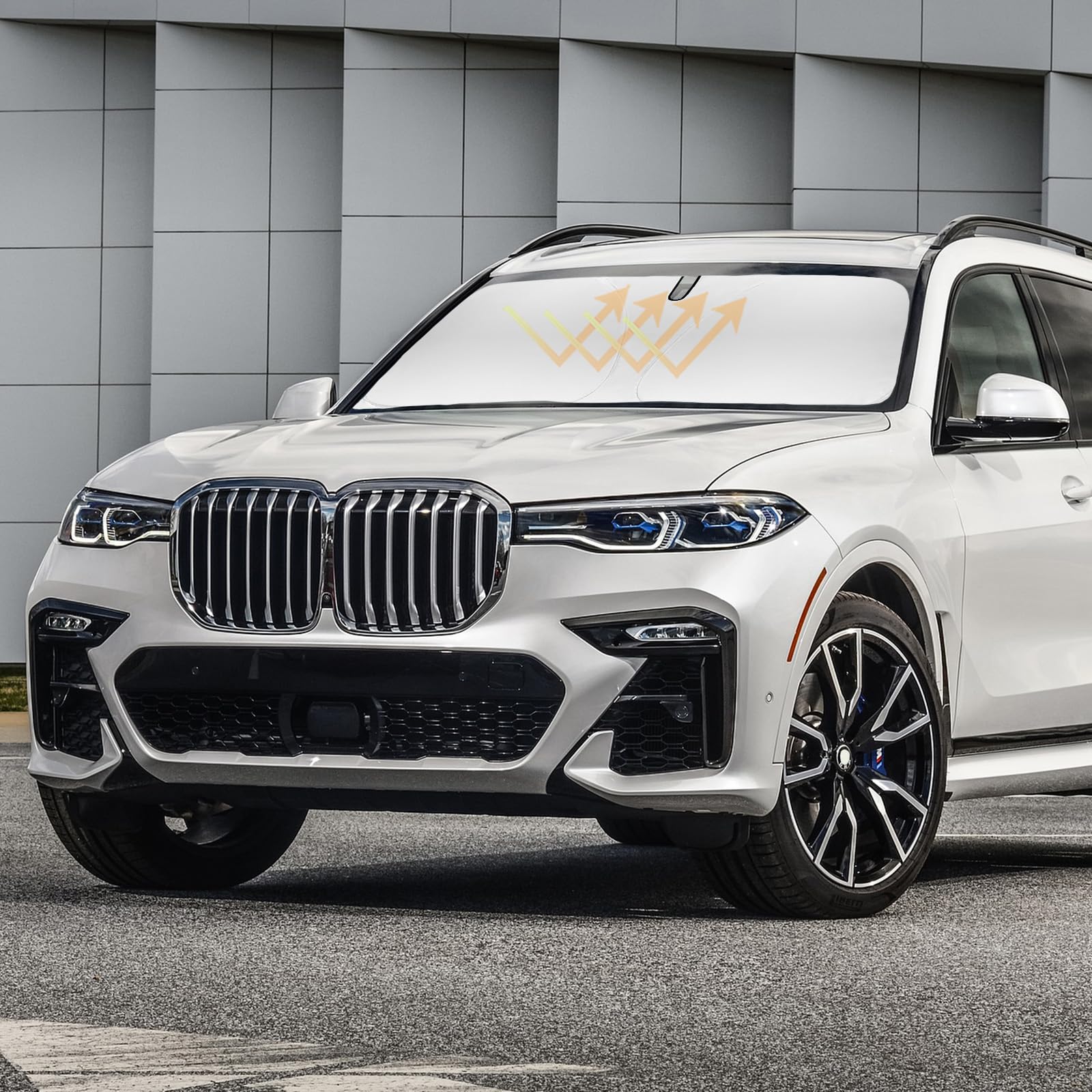 Pára-brisa Sun Shade Slogento Para Bmw X7, Bmw Xb7 Suv