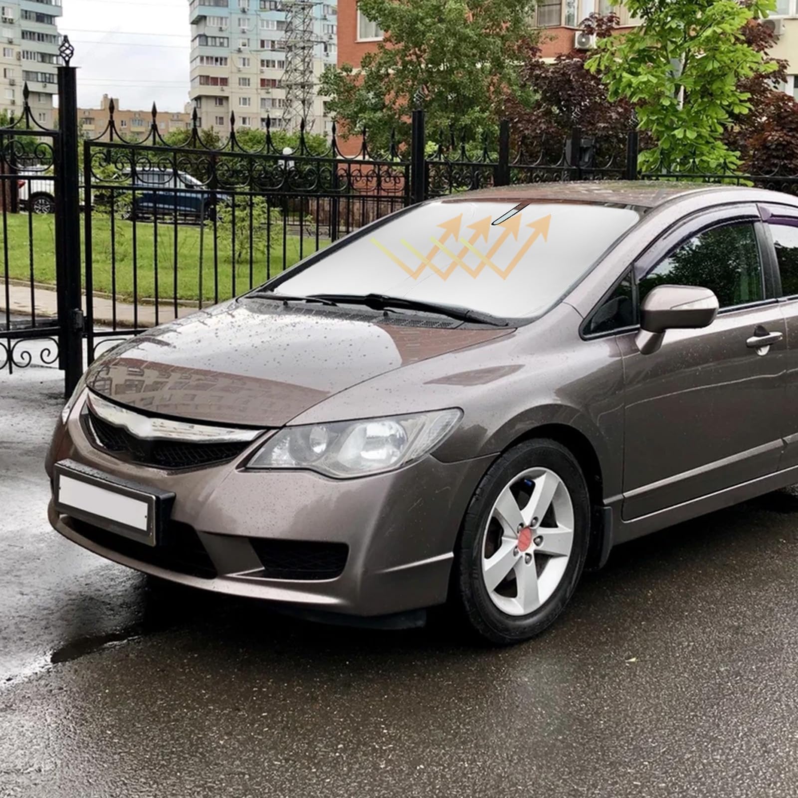 Pára-brisa Sun Shade Slogento Para Honda Civic 2006-2011