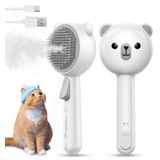 Escova A Vapor Cat Feelneedy 3 Em 1, Suprimentos De Higiene Recarregáveis Por Usb