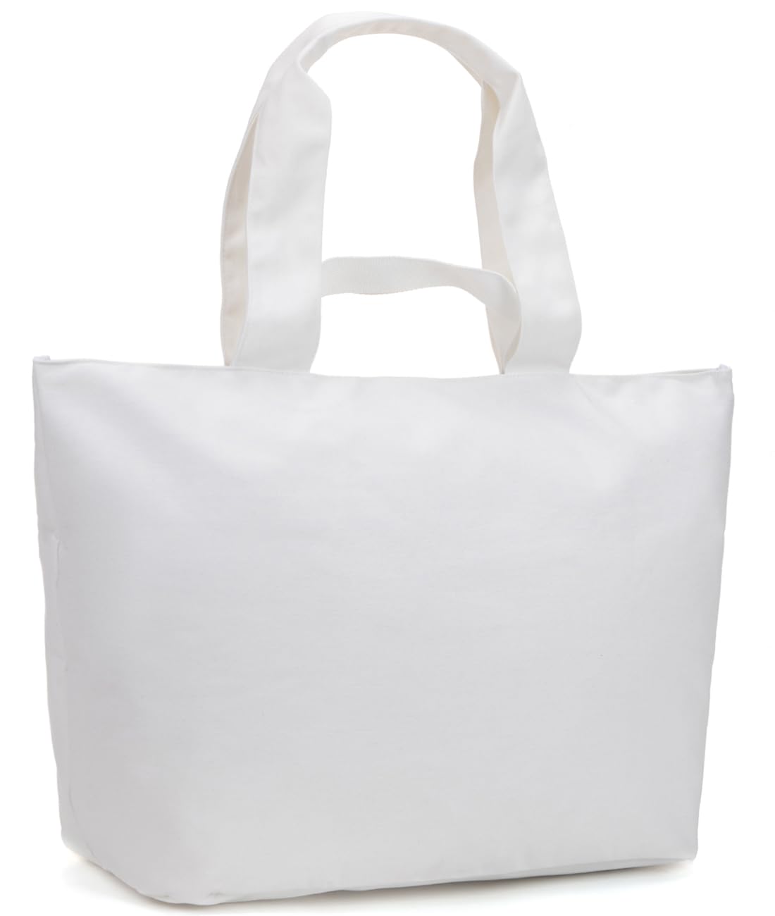 Sacola Bagelite 22" 50l De Lona Grande Para Mulheres Branca