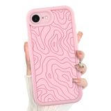 Capa De Telefone Mzelq Para Iphone 16e De Silicone À Prova De Choque - Rosa