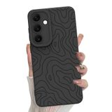 Capa De Telefone Mzelq Silicone Wave Ripple Para Samsung Galaxy S24 Fe