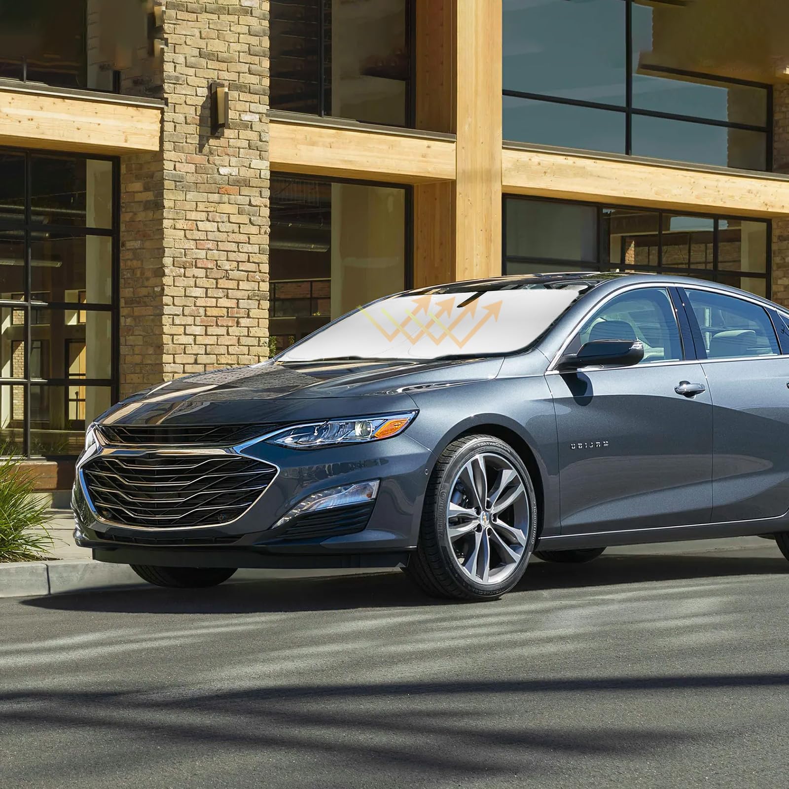 Pára-brisa Sun Shade Slogento Car Sunshade Para Chevrolet Malibu 2016-2025