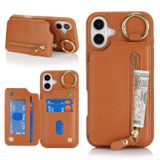Capa De Telefone Hwallet Com Suporte De Cartão Para Iphone 16 Plus