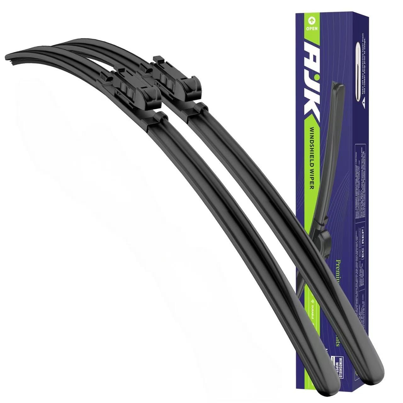 Pacote Wiper Blades Ajk Premium All Season 2 Para Lincoln Mks