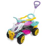 Carrinho De Passeio Infantil Quadriciclo Com Haste E Pedal
