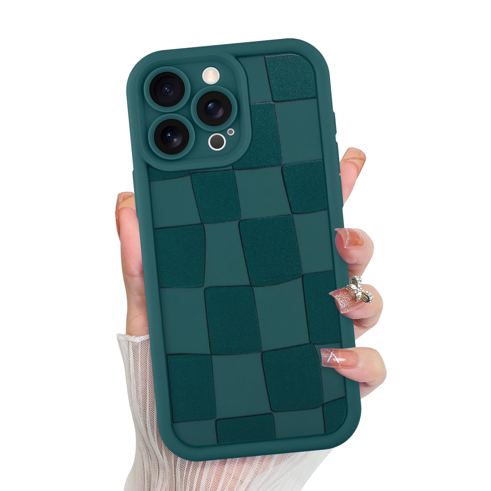 Capa De Telefone Kanghar Compatível Com Iphone 15 Pro - Verde