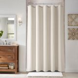 Cortina De Chuveiro Naturoom Apricot Linen 140x200cm Repelente De Água
