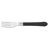 GARFO PARA SOBREMESA LEME PRETO LAMINA DE ACO INOX E CABO DE POLIPROPILENO TRAMONTINA
