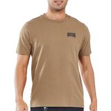 Camiseta Masculina Northyard De Algodão Pesado Com Gola Redonda Marrom 3gg