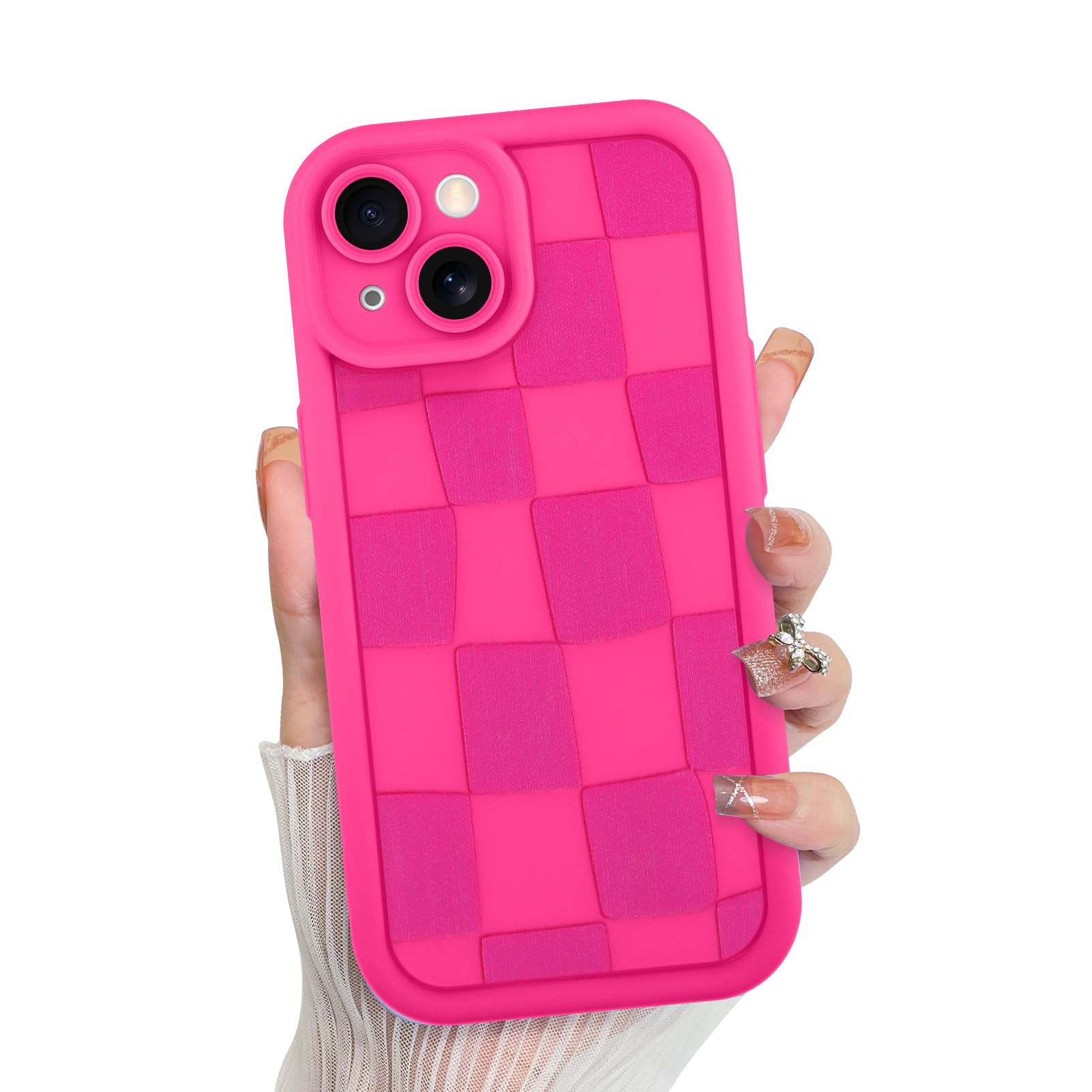 Capa De Telefone Kanghar Compatível Com Silicone Iphone 15 Plus