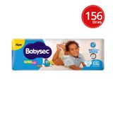 Kit Fralda Descartável Babysec Ultrasec Hiper Xxg Com 48 Unidades - 3 Unidades