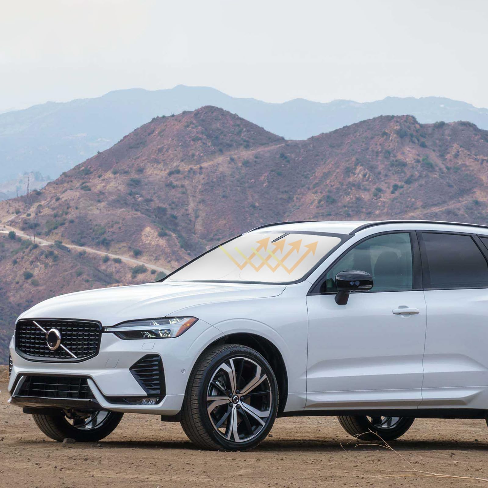 Pára-brisa Sun Shade Slogento Para Volvo Xc60 Suv 2018-2025