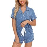 Pijama Anjue Christmas Para Mulheres, Noiva, Pijamas, Azul, Xl