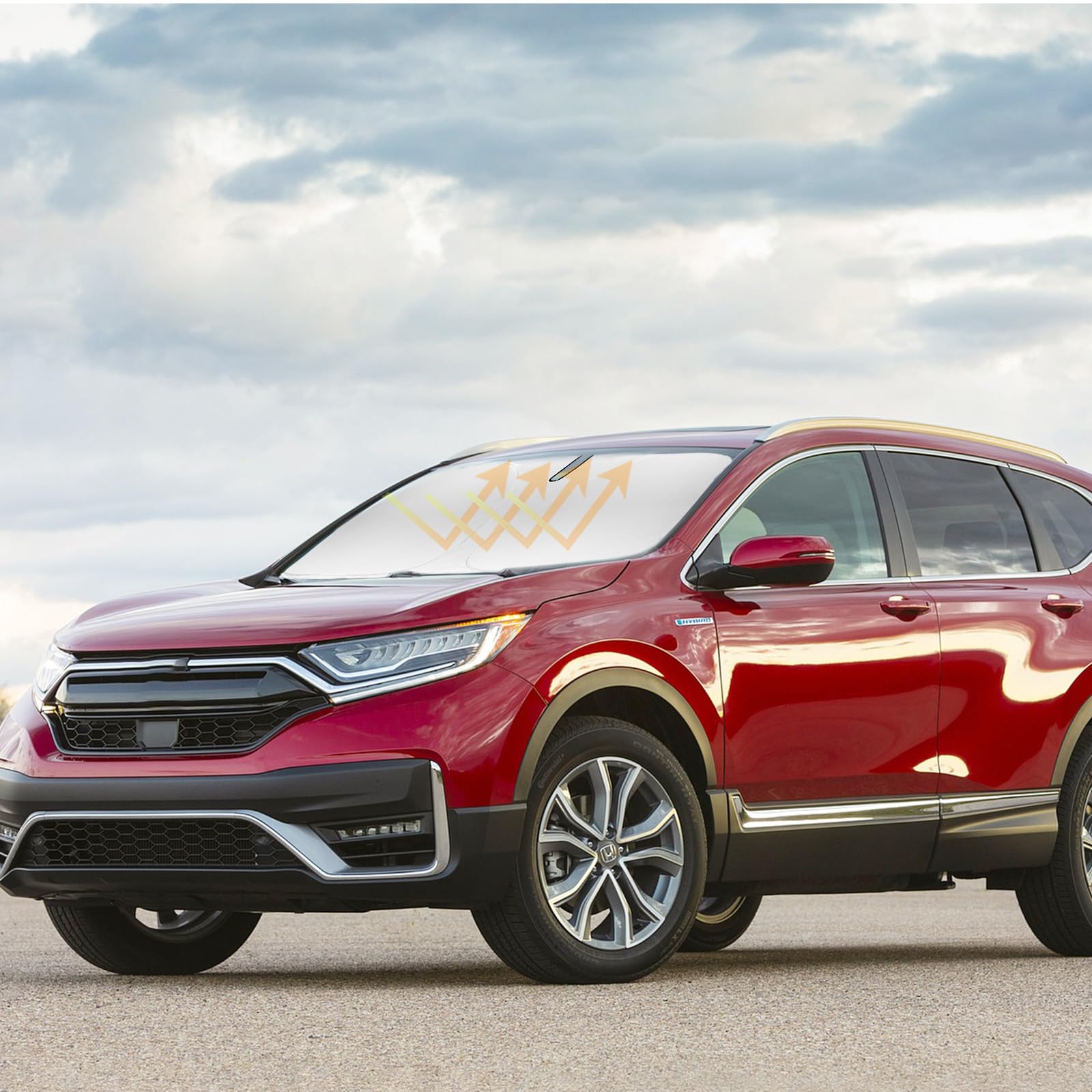 Pára-brisa Sun Shade Slogento Para Honda Cr-v Crv 2012-2022