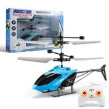Mini Rc Drone Girls Flying Helicóptero Para Crianças Azul