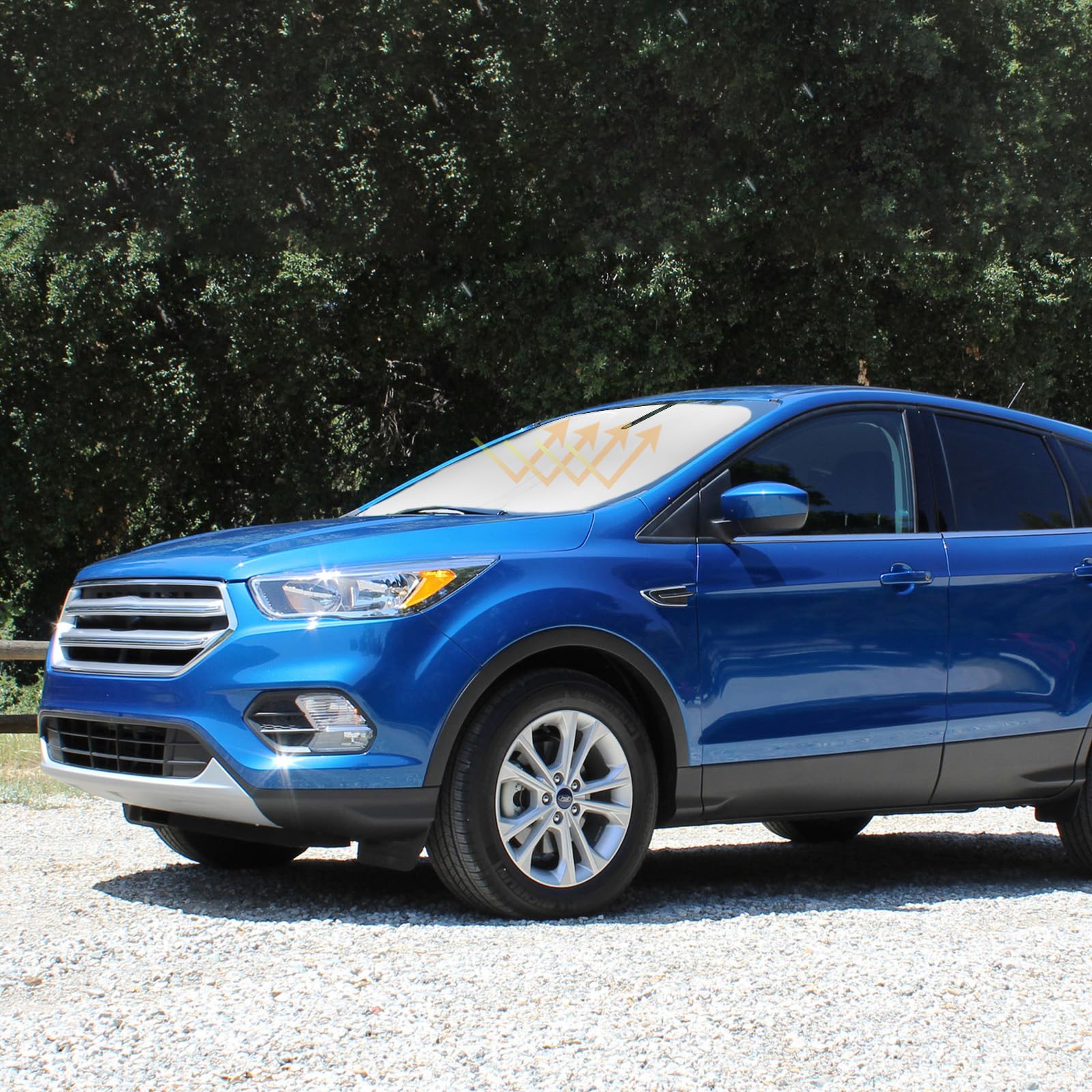 Capa De Proteção Solar Para Pára-brisa Para Ford Escape S, Se, Sel 2013-2025