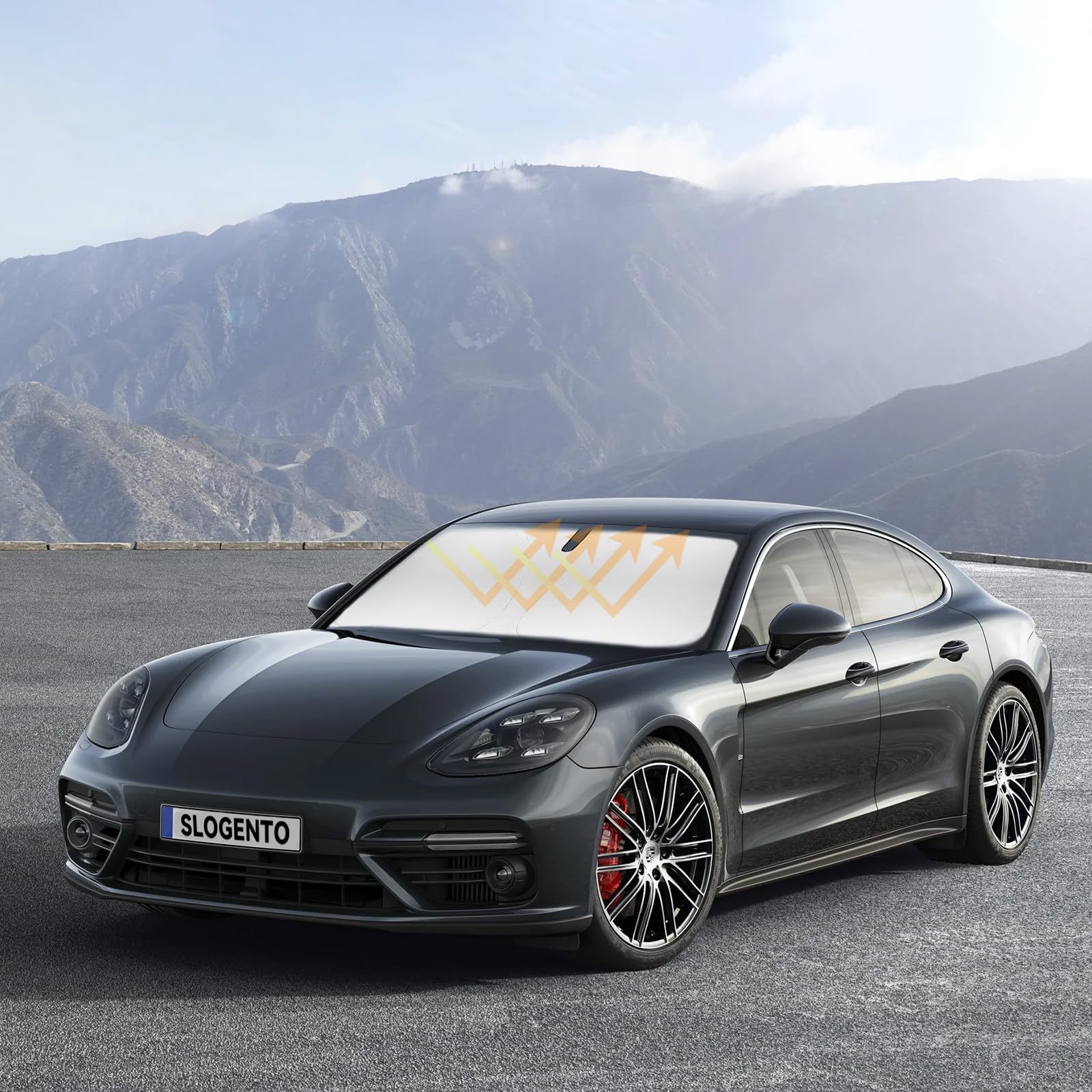 Pára-brisa Sun Shade Slogento Para Porsche Panamera 2017-2025