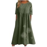 Camiseta Fartey 2025 Casual Plus Size Summer Com Bolsos