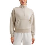 Moletom Crz Yoga Softaura Com Meio Zíper Para Mulheres Mojave Tan