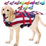 Colete Salva-vidas Para Cães Emust Large Para Natação Xl Flag Mermaid