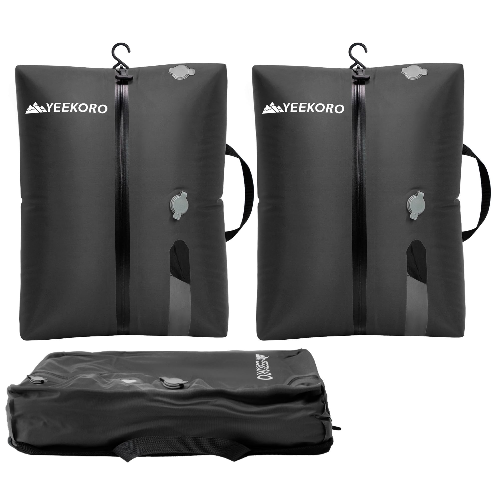 Sacos De Vácuo Yeekoro Para Viagens Ip67 Reutilizáveis (pacote Com 2)