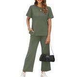 Mochila Xieerduo Summer, 2 Peças Para Mulheres, Verde, Tamanho Gg