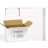 Caixas De Envio Trydrem White Cardboard 6x4x4cm Pacote De 30