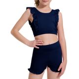 Shorts Esportivos Para Meninas, Tamanho De 3 A 10 Anos, Sutiã De Treinamento Charmwm