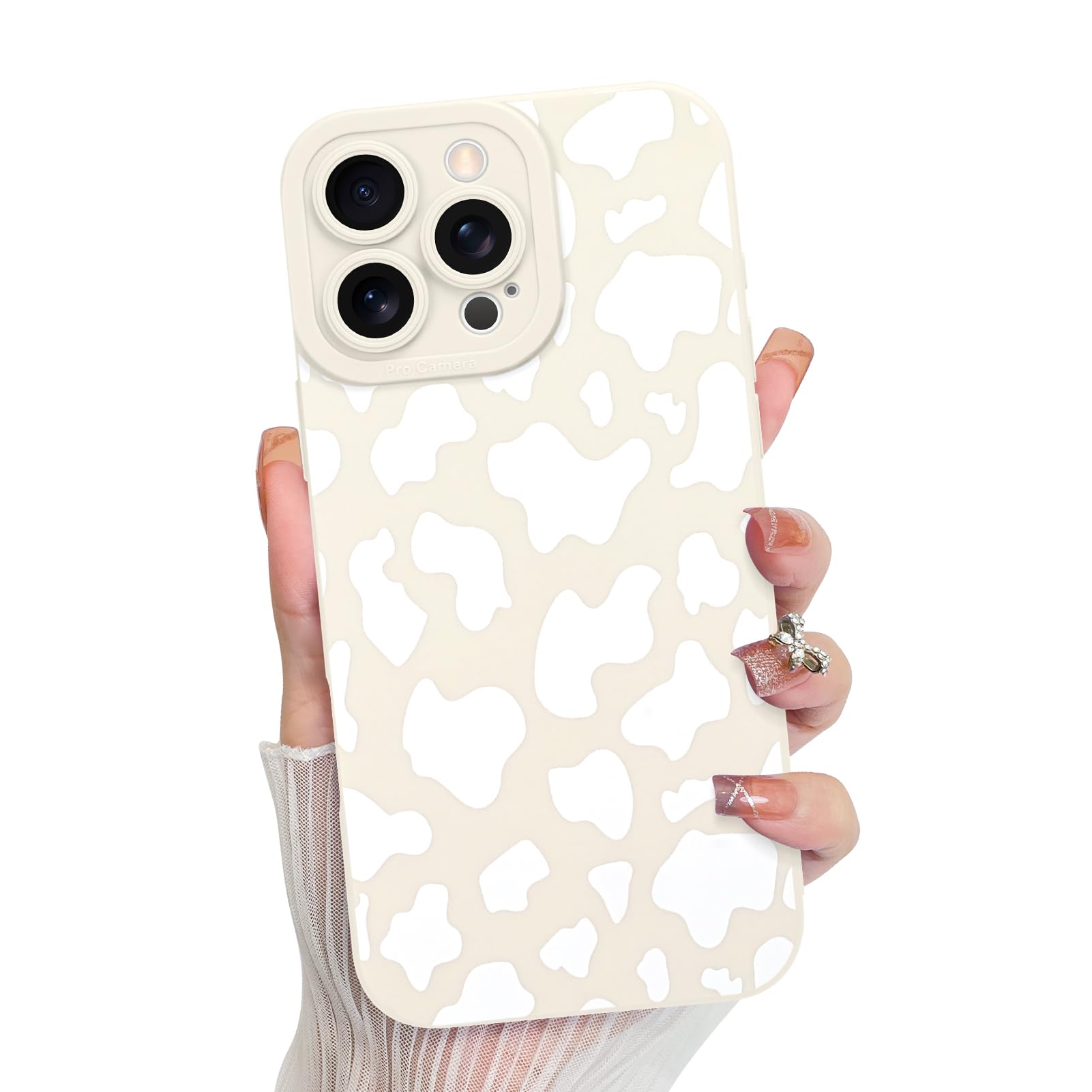 Capa De Telefone Kanghar Compatível Com Iphone 16 Pro Max - Branca