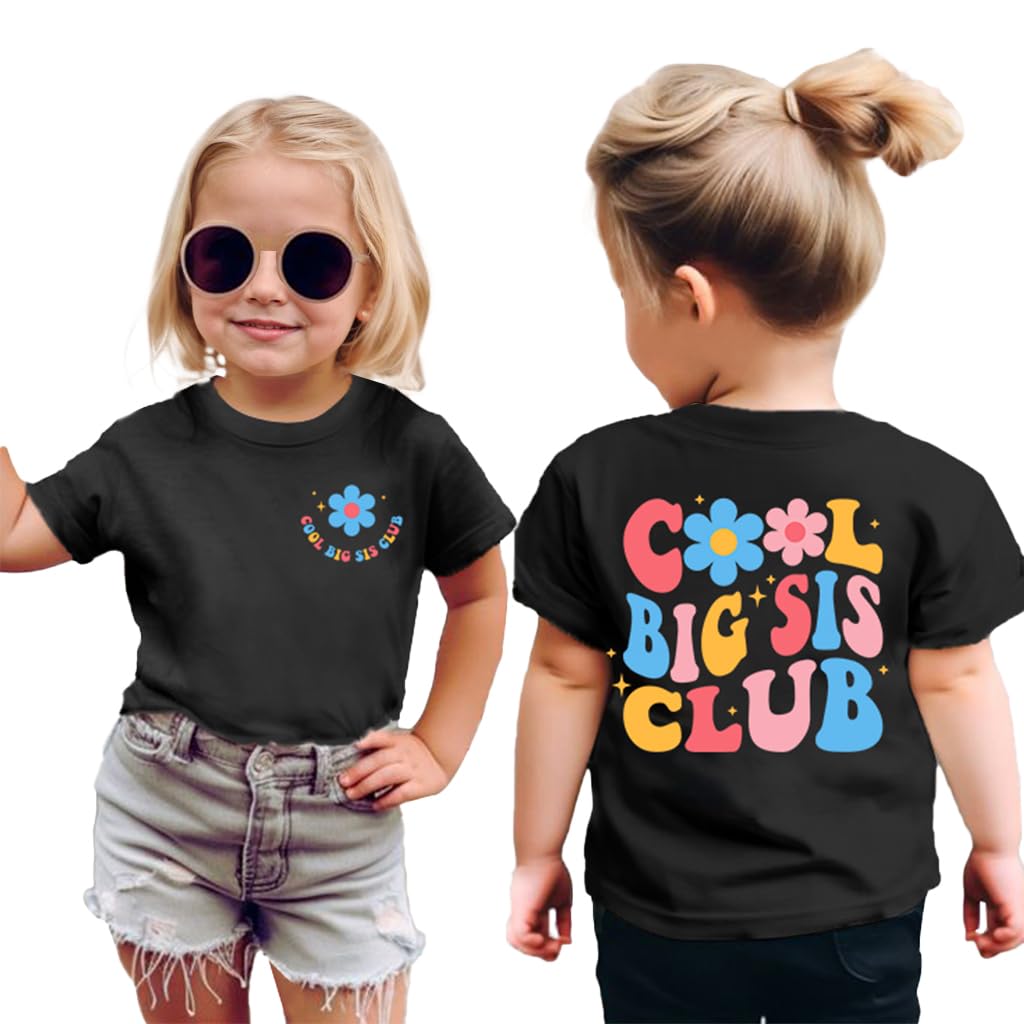 Camiseta Toddler Big Sister Yhhr My Big Sis Era Para Meninas
