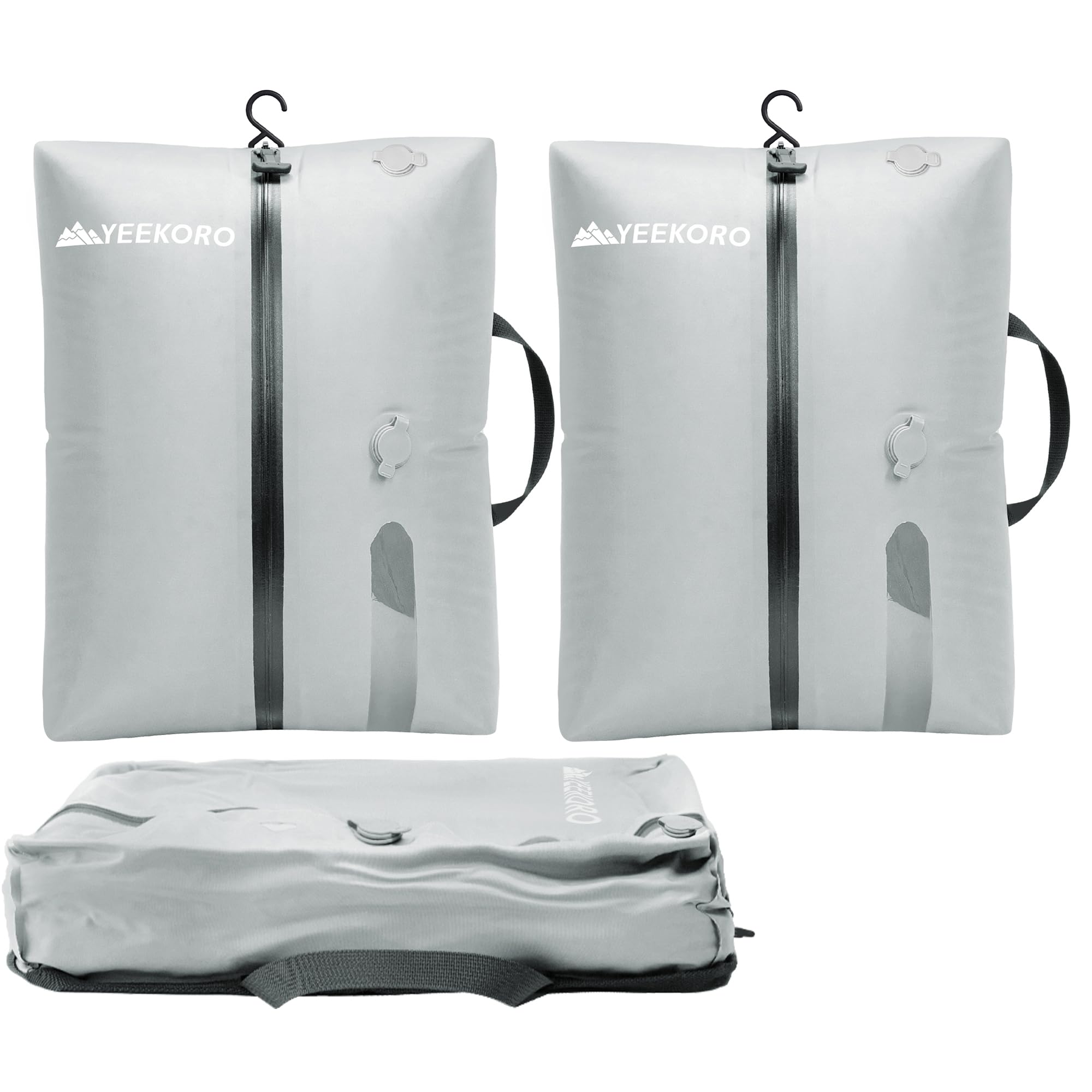 Sacos De Vácuo Yeekoro Para Viagens Ip67 Reutilizáveis (pacote Com 2)