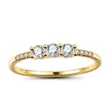 Aliança De Casamento Lavale Moissanite Em Prata Banhada A Ouro 18k