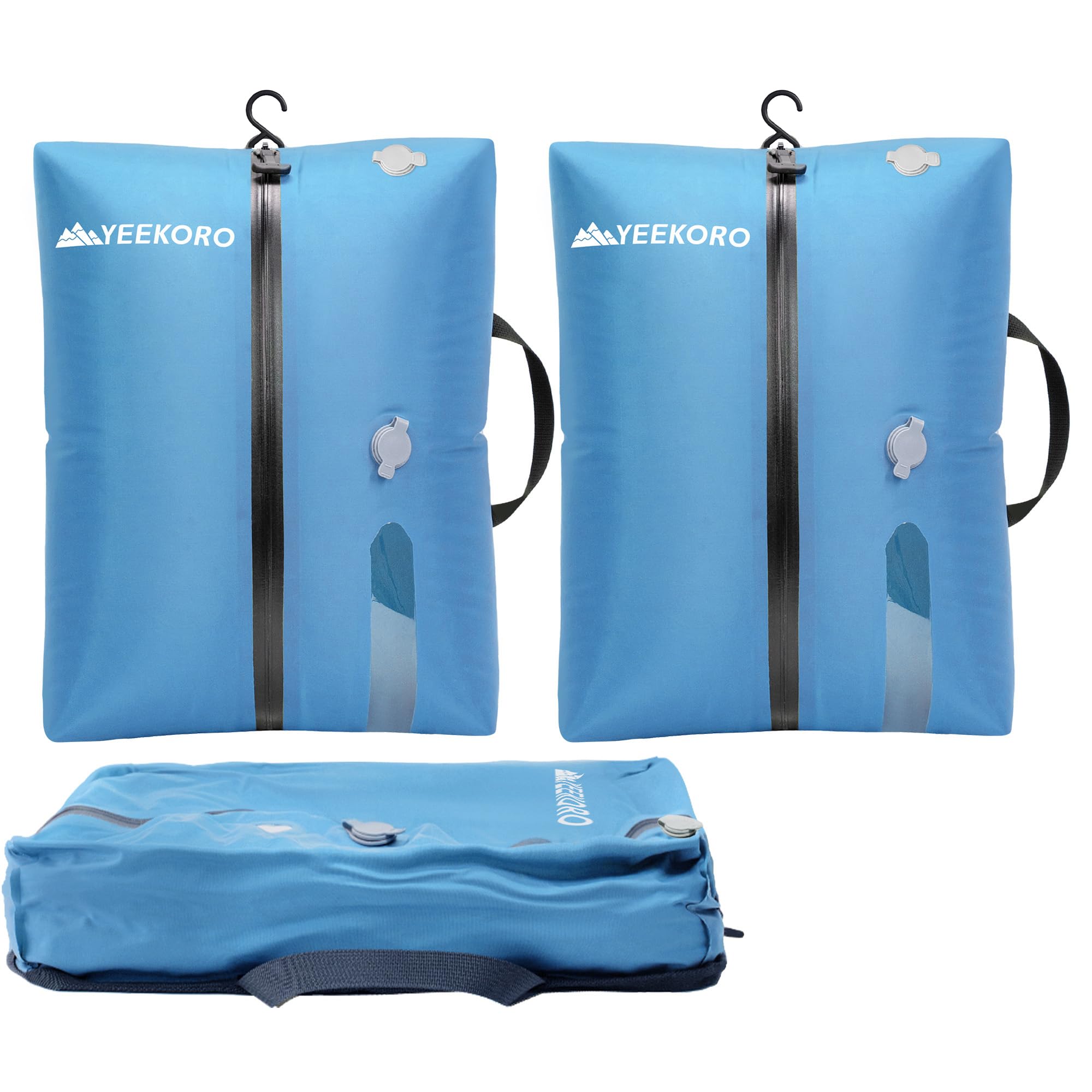 Sacos De Vácuo Yeekoro Para Viagens Ip67 Reutilizáveis (pacote Com 2)